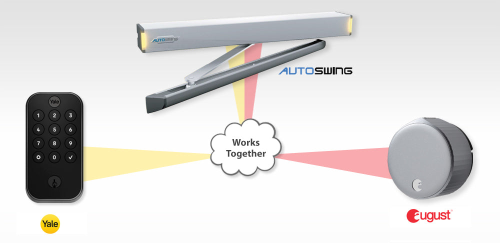Autoslide AutoSwing Now Works Together with ale Access Locks and August Wi-Fi Smart Locks