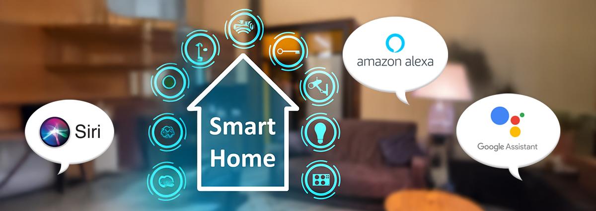 Voice control compatible with smart home automation.