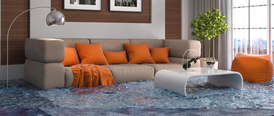 Flooded Living Room