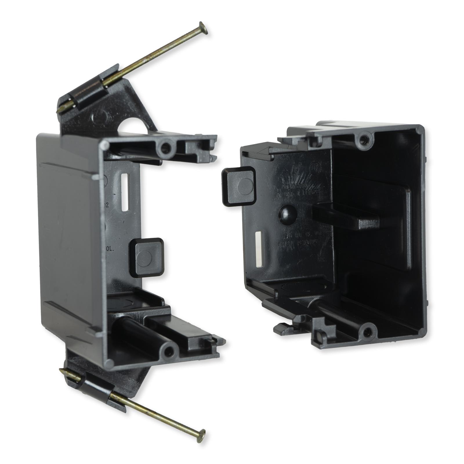 Arlington Gangable Low-Voltage Mounting Box, Nail-On