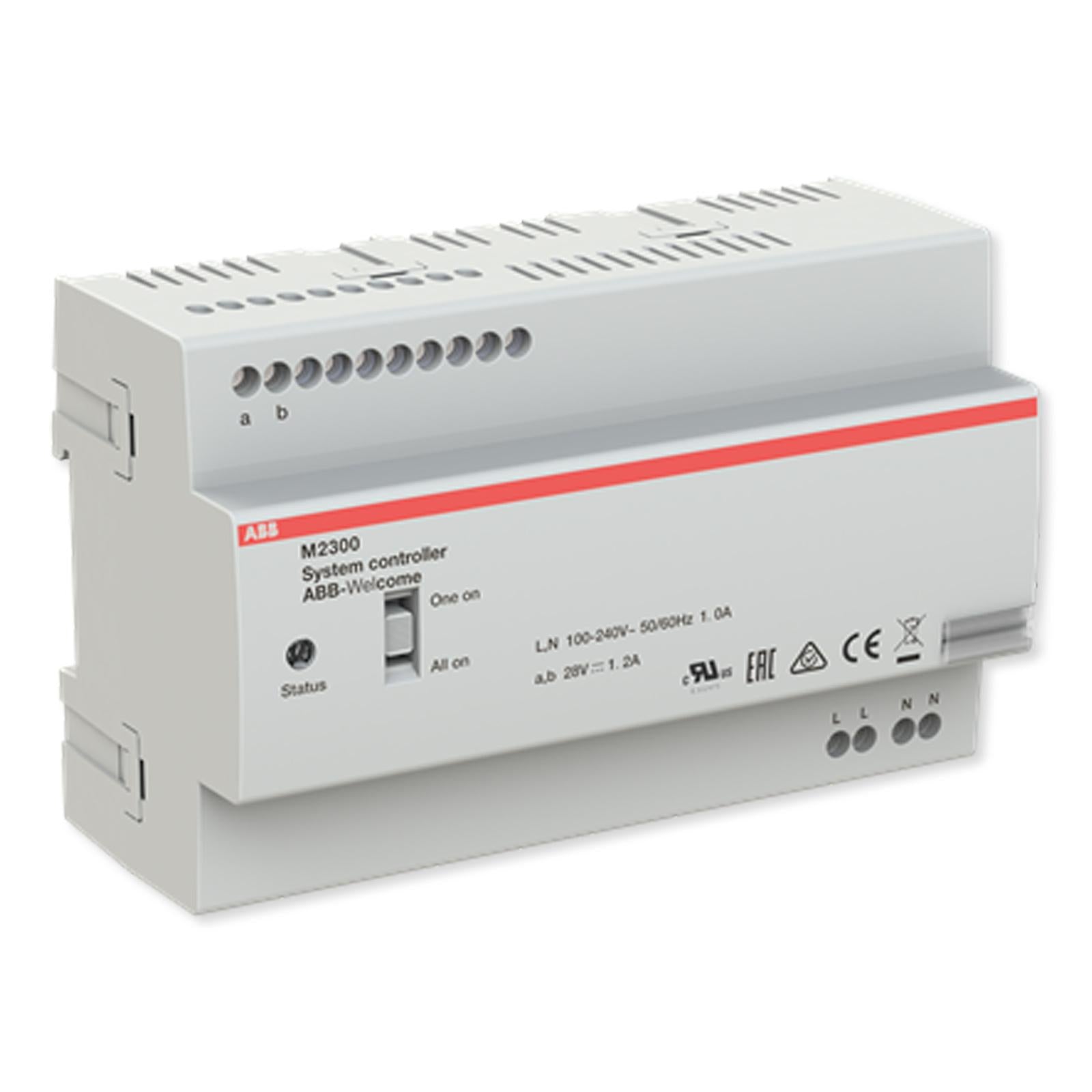ABB Welcome System Controller, MDRC, 1200mA, With Updated All On/One On Setting
