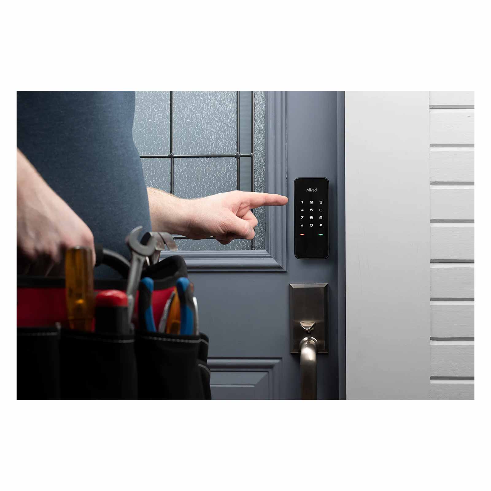 Alfred DB1 Smart Lock Touchscreen Deadbolt, Bluetooth & Z-Wave Plus