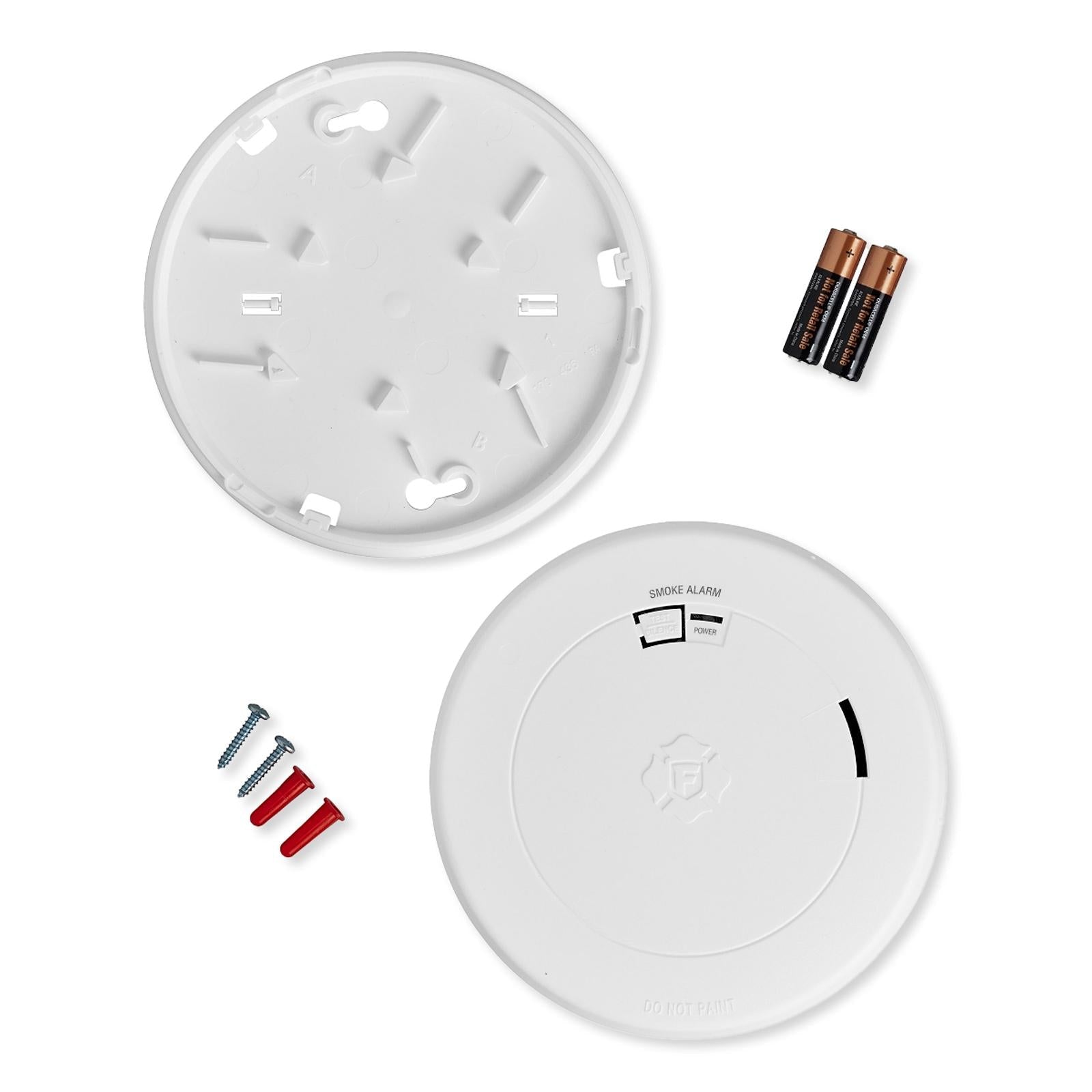 BRK Low Profile Smoke Alarm with Replaceable Battery