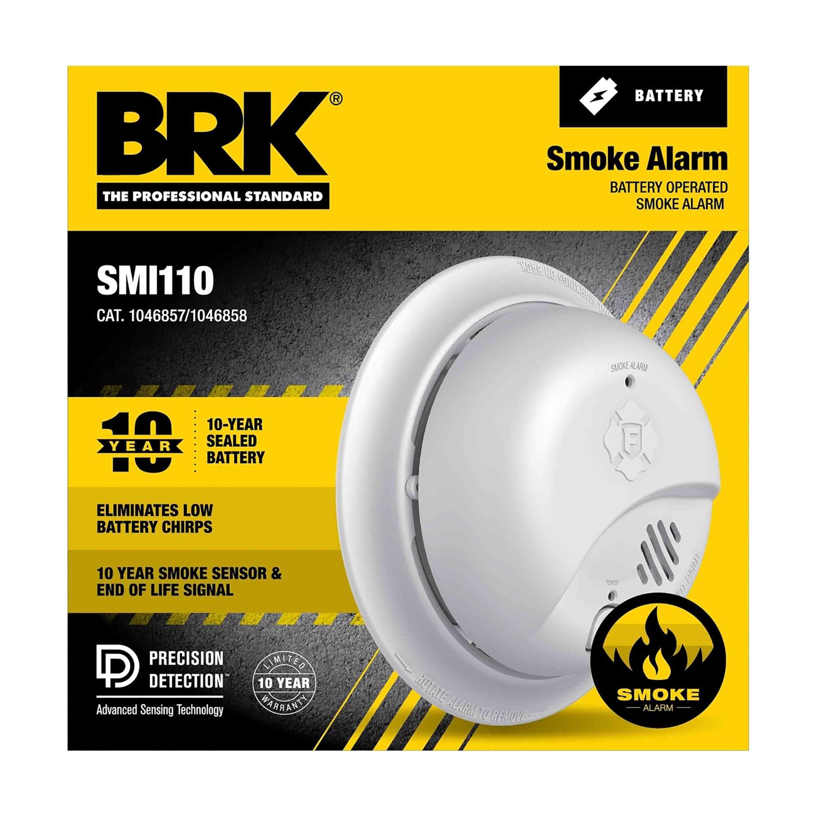 BRK 1046858 First Alert Ionization Smoke Alarm with Sealed Lithium Battery