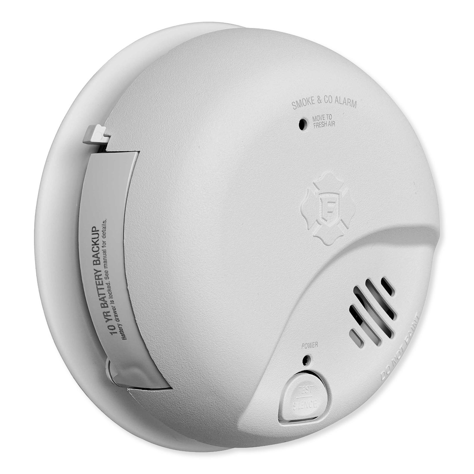 BRK Interconnect Hardwire Smoke & CO Alarm With 10-Year Battery Backup