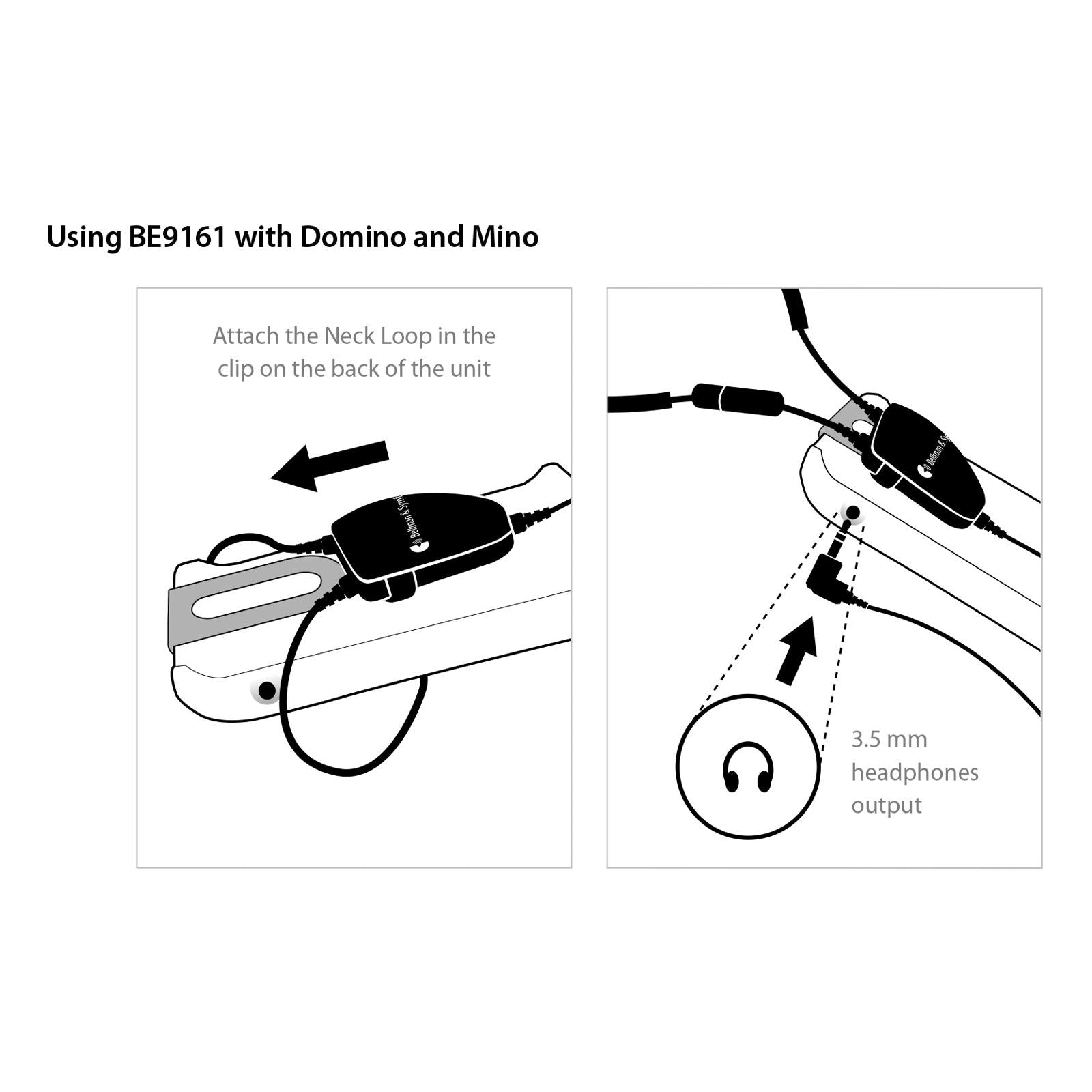 Bellman & Symfon Neckloop for Maxi & Mino Personal Amplifiers