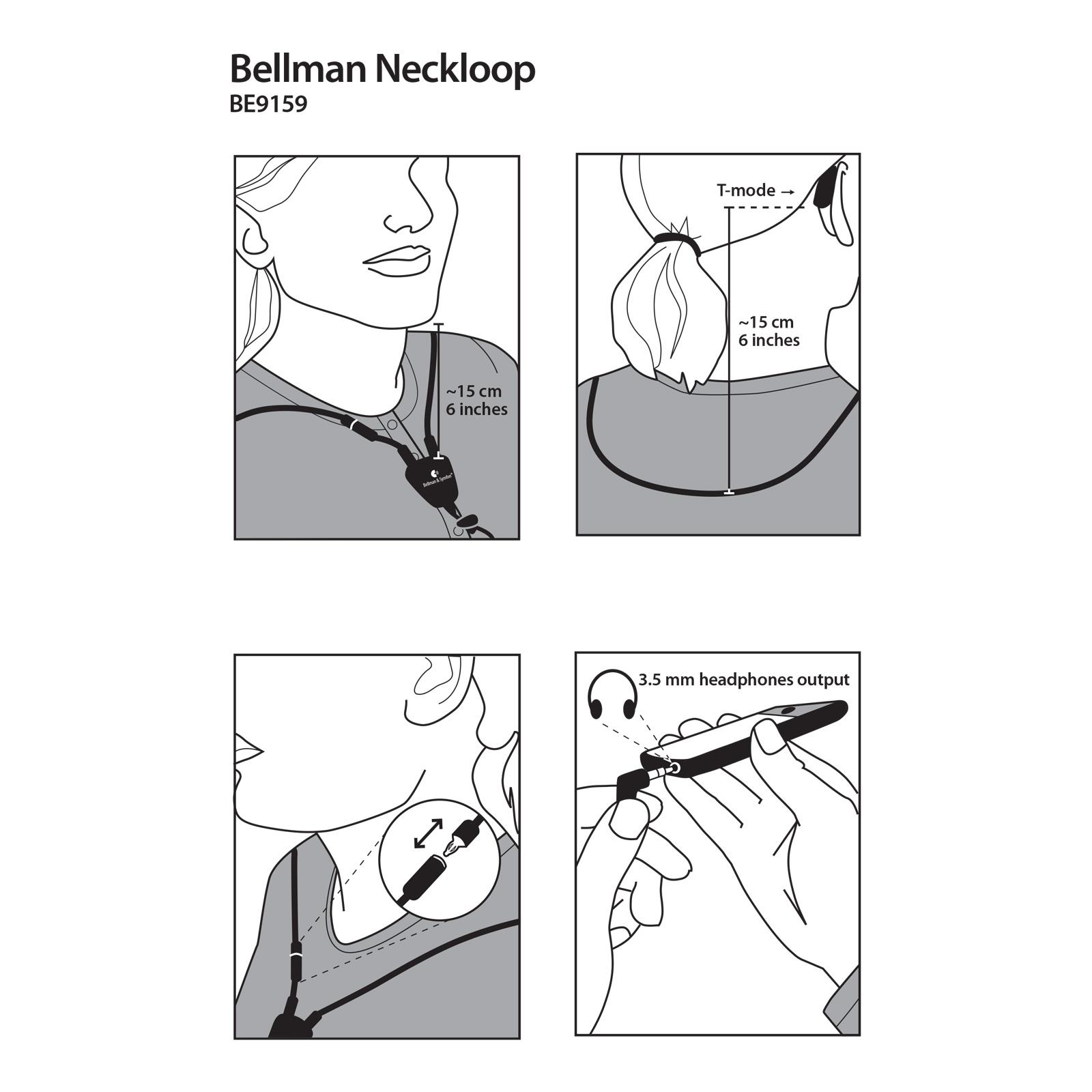 Bellman & Symfon Neckloop for Maxi & Mino Personal Amplifiers