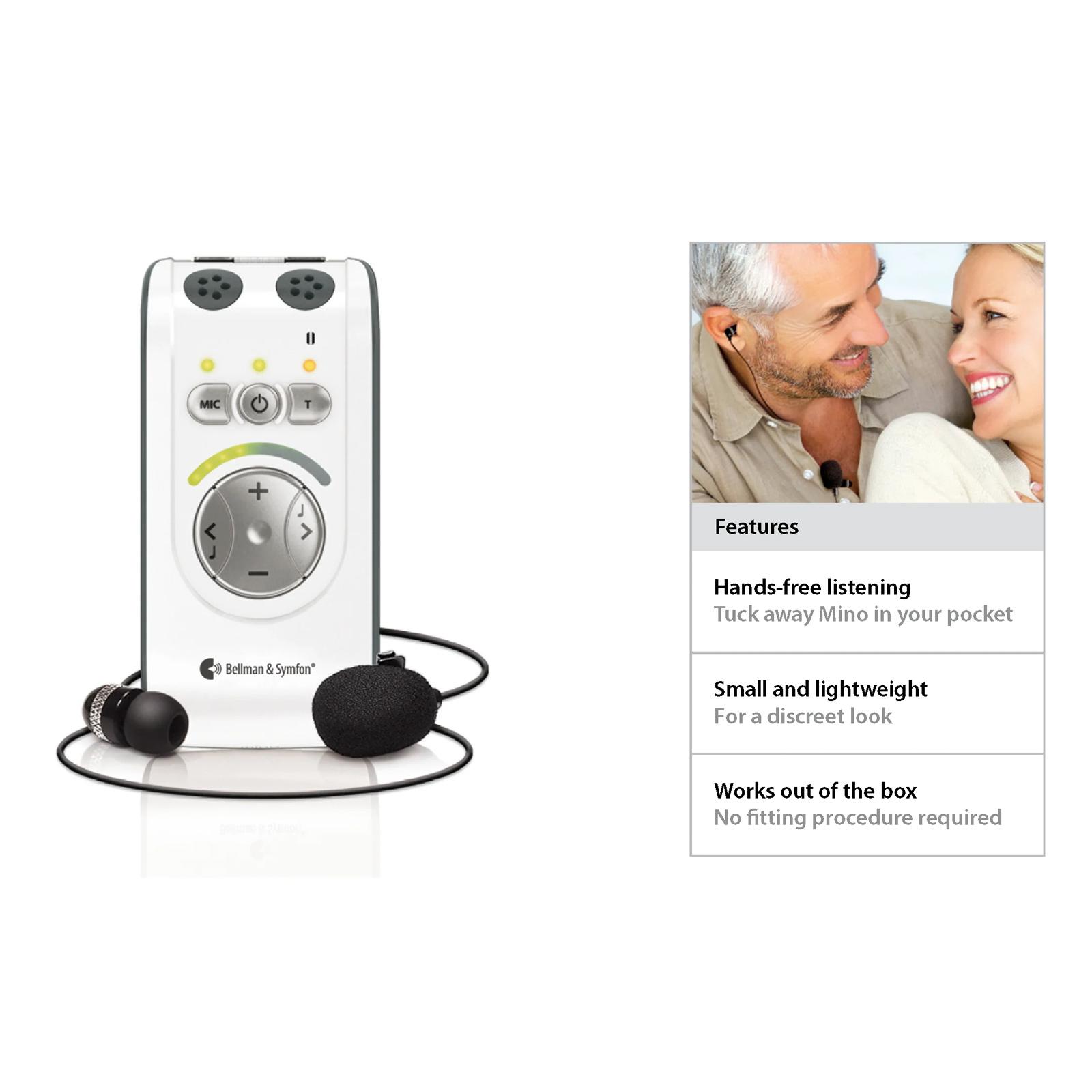 Bellman & Symfon MicroSet Earphone/Mic for Mino Digital Amplifier