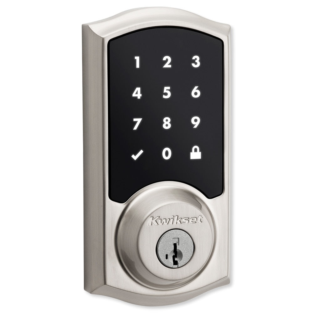 Kwikset SmartCode 916 Zigbee Traditional Touchscreen Deadbolt with Cox