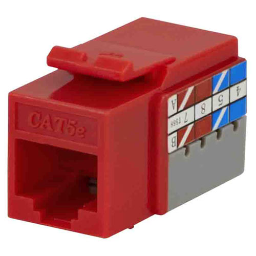 DataComm Cat5e Keystone Snap-In Connector