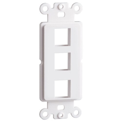 DataComm Keystone Decorator Strap, 3-Port