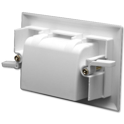 DataComm Slim Fit Easy Mount Recessed Cable Access Wallplate