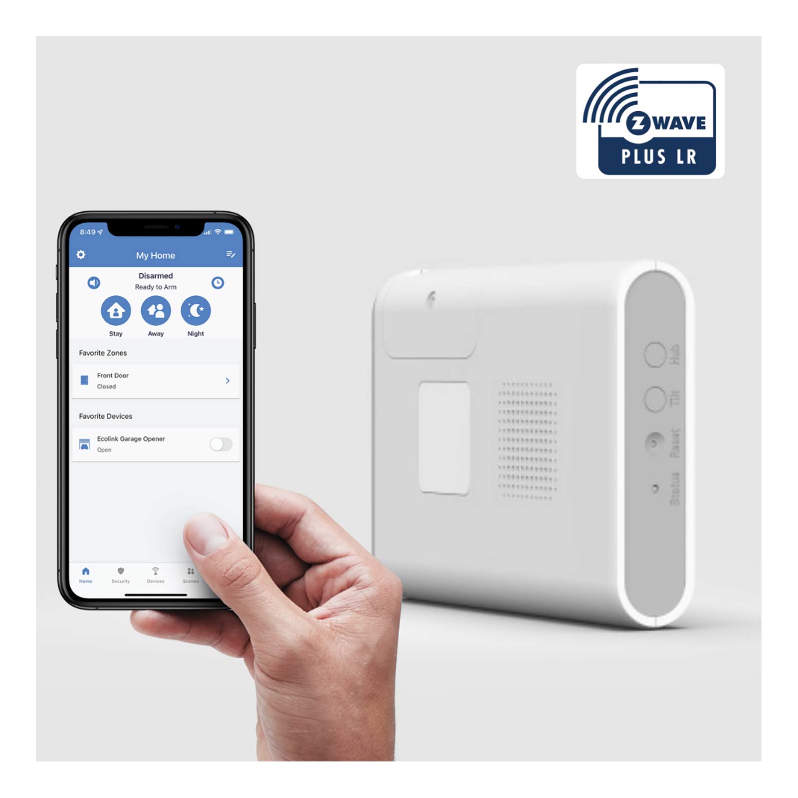 Ecolink Z-Wave Long Range Garage Door Controller