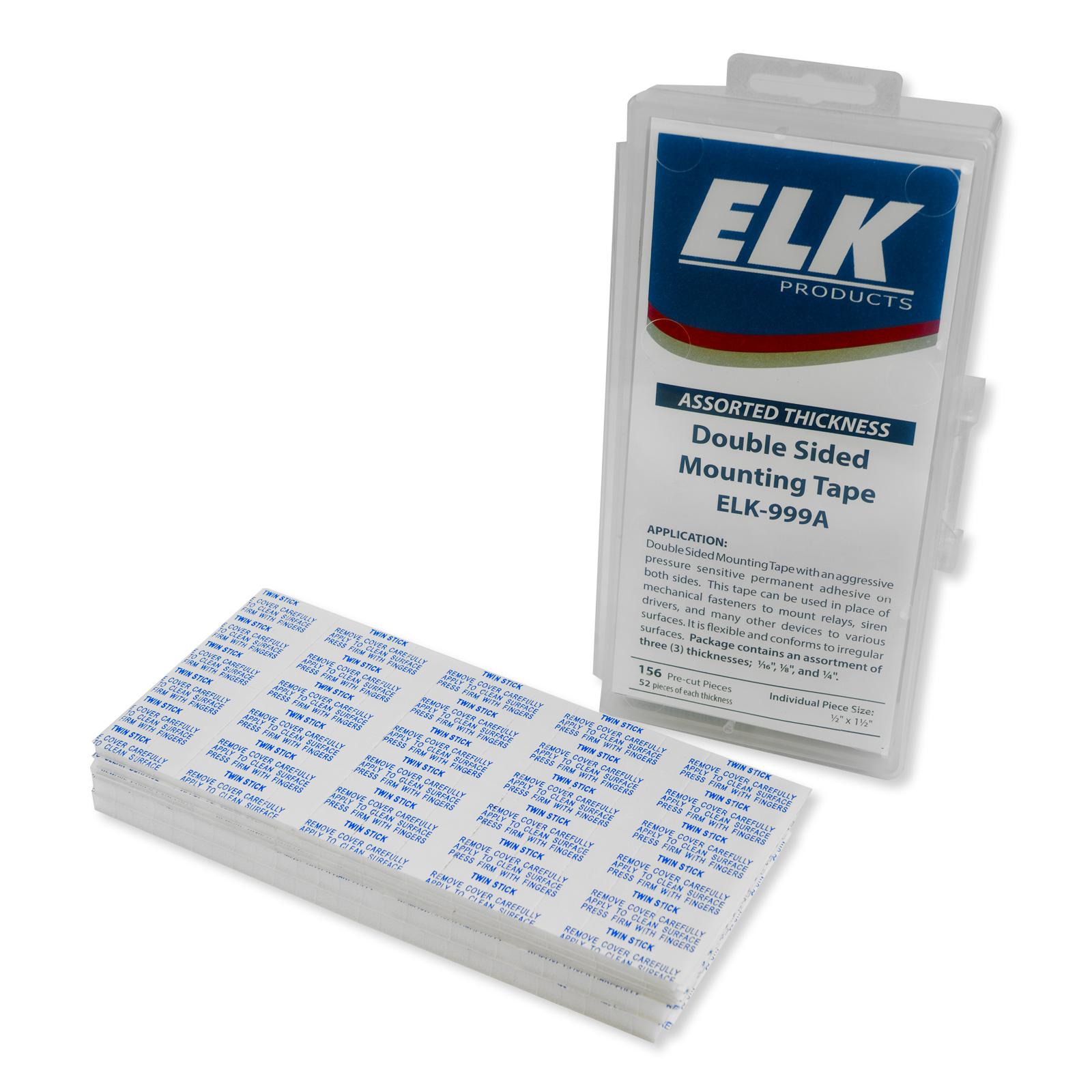 ELK Double Sided Foam Mounting Tape, Assorted Thickness (156 Pack)
