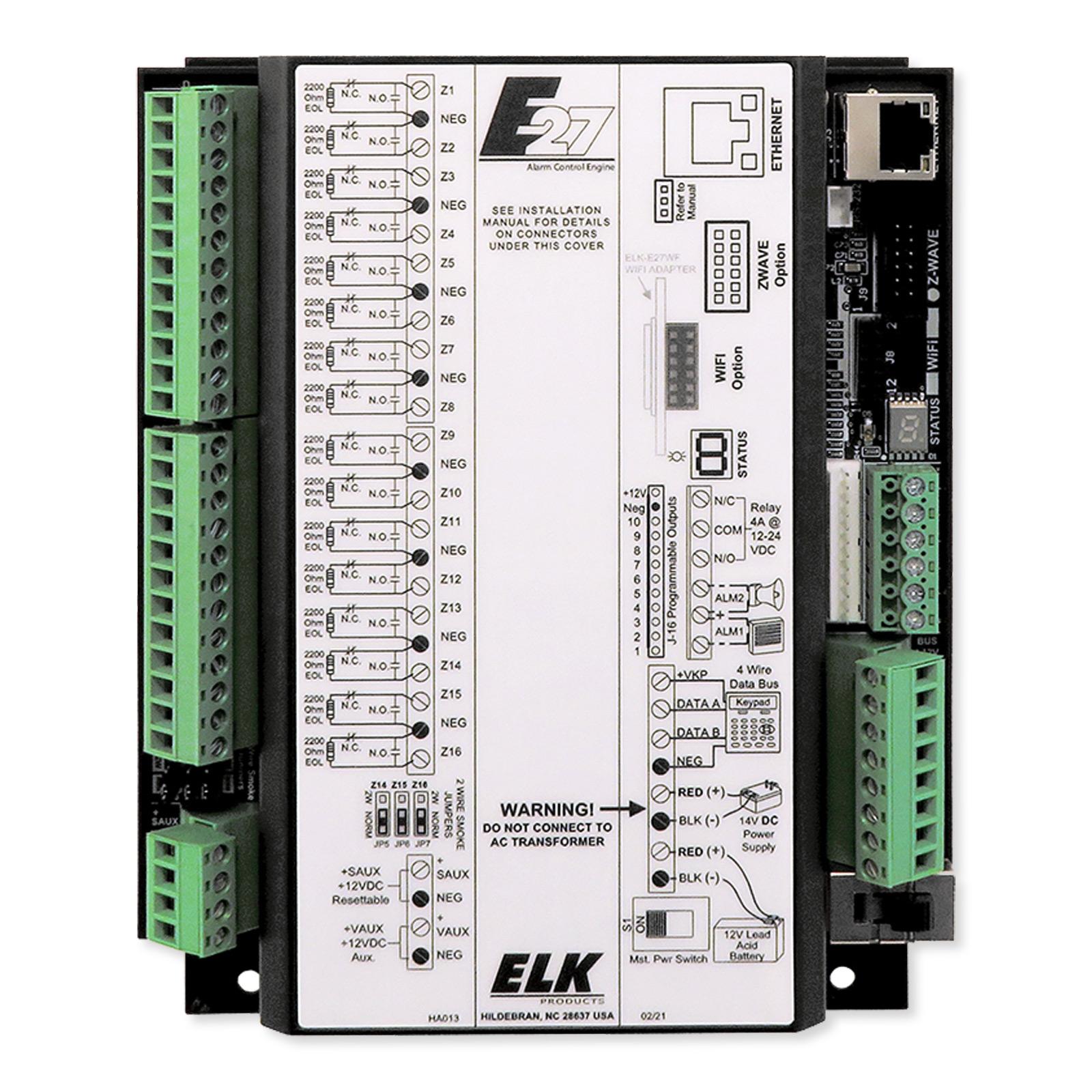 ELK E27 Alarm Engine System Kit with Plastic Enclosure