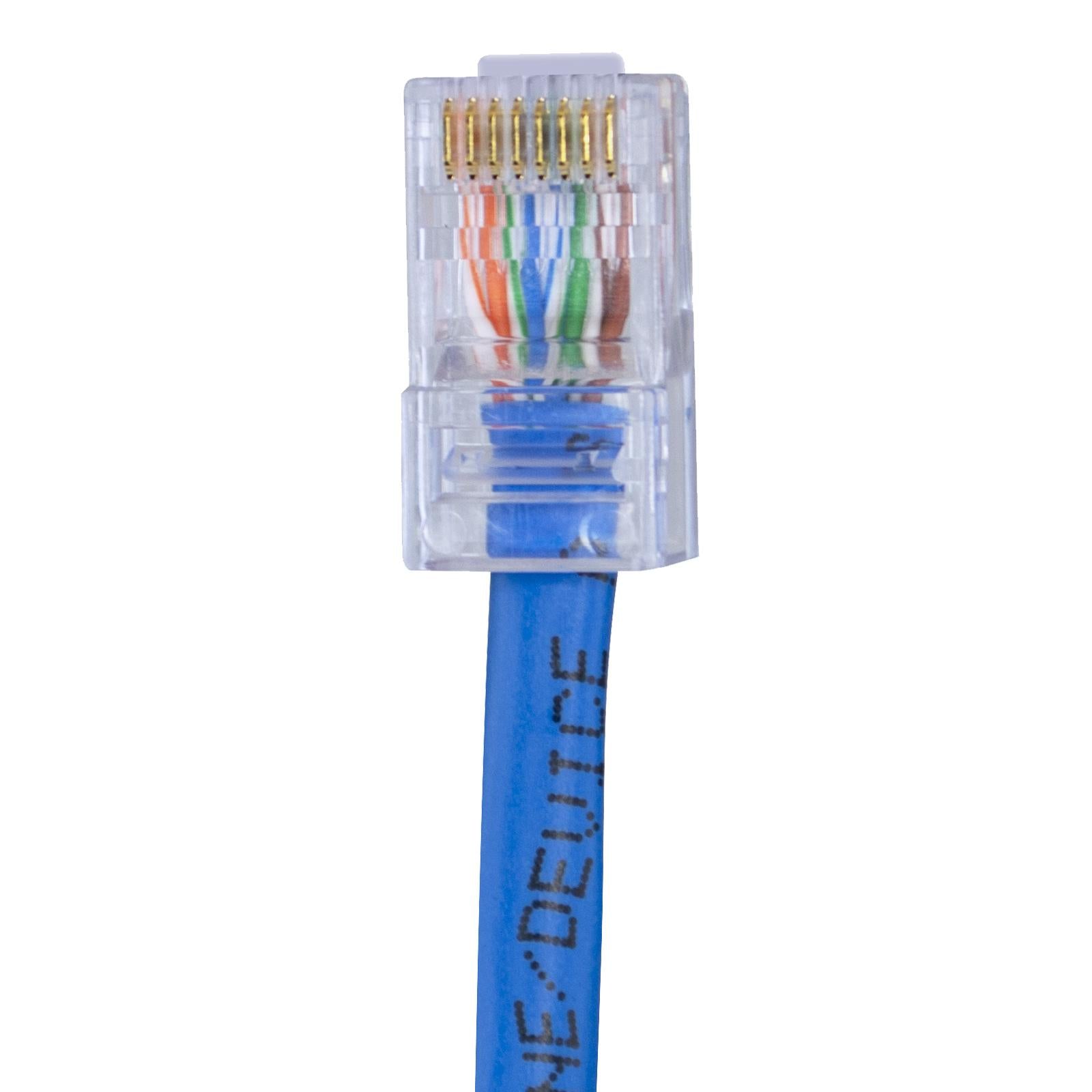 Simply45 Standard 8P8C RJ45 Modular Plug for Cat5E UTP Unshielded (100 Pack)