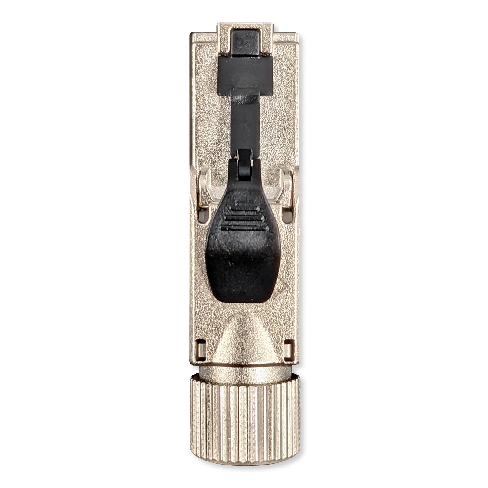Simply45 10G Rated RJ45 Ultra Slim Shielded Field Plug for Cat6/6a/7a Shielded LAN Cables