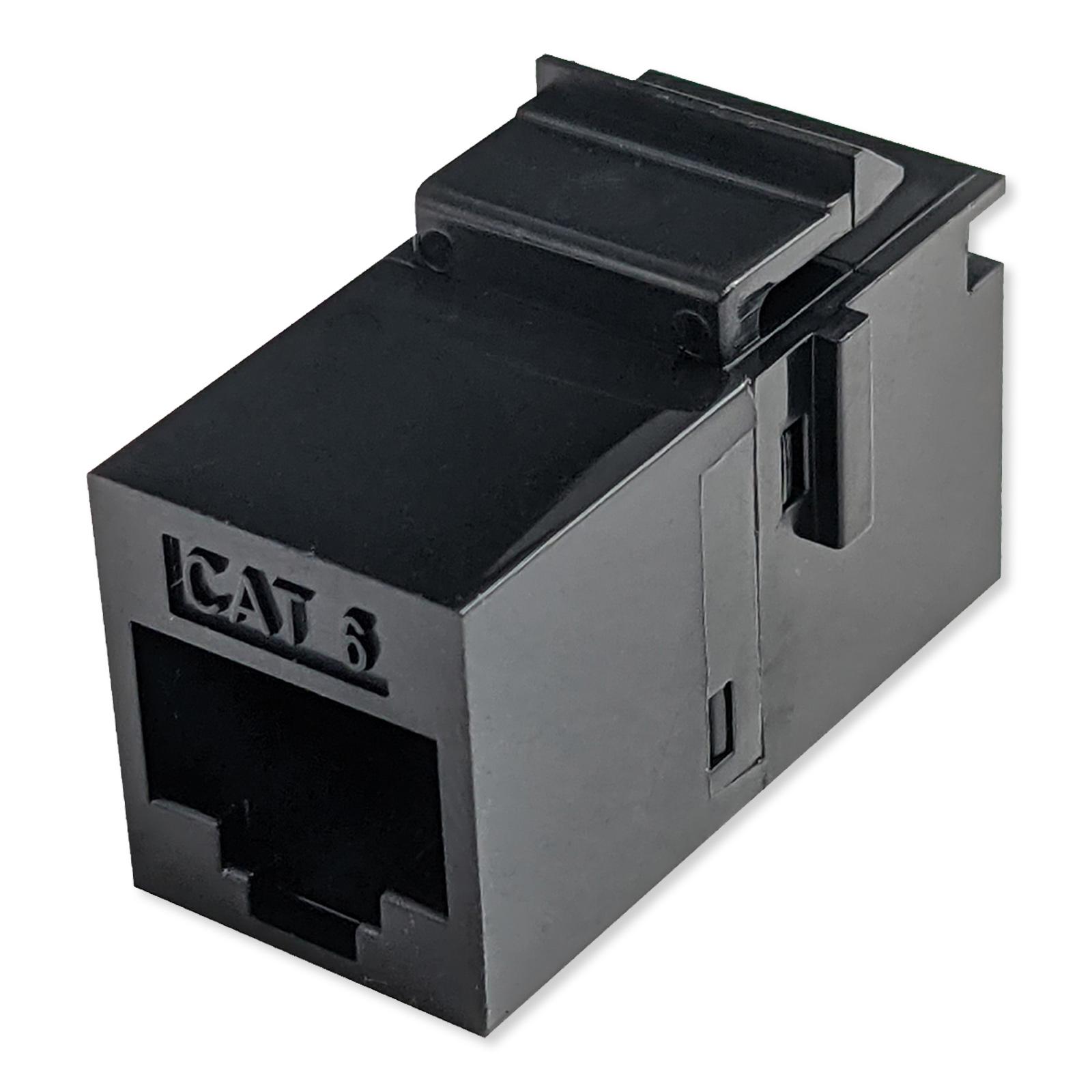 Simply45 Cat6 Unshielded Keystone Feed-Thru Coupler