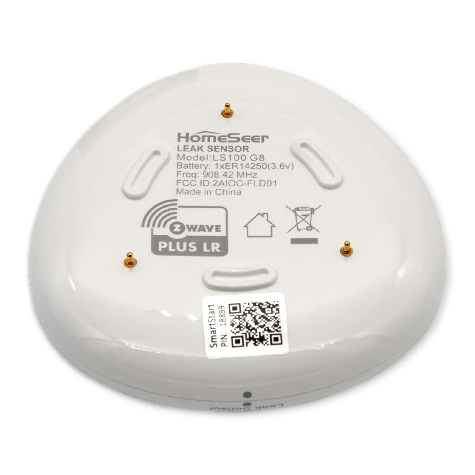 HomeSeer LS100 G8 Z-Wave Plus Long Range Water Leak Sensor