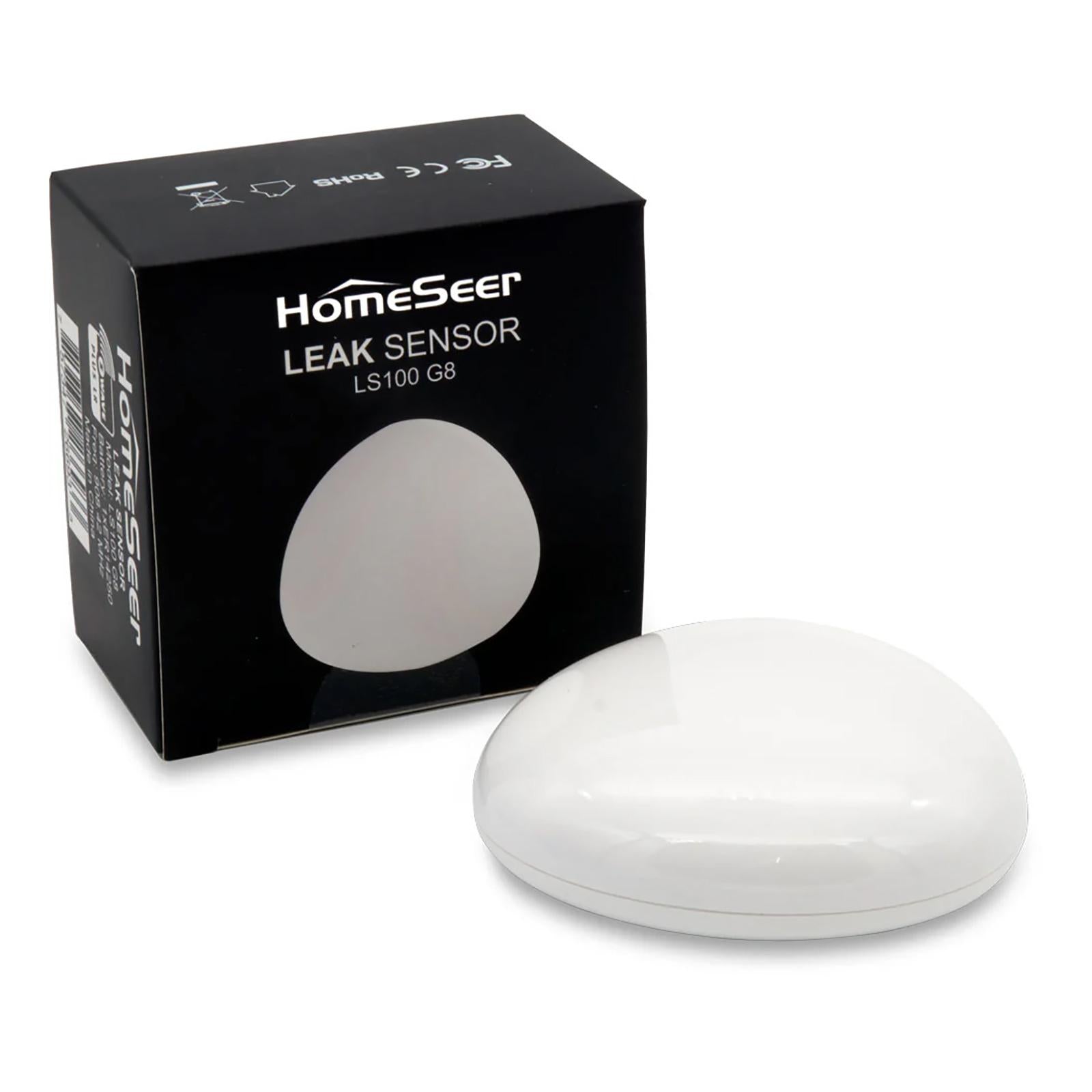 HomeSeer LS100 G8 Z-Wave Plus Long Range Water Leak Sensor