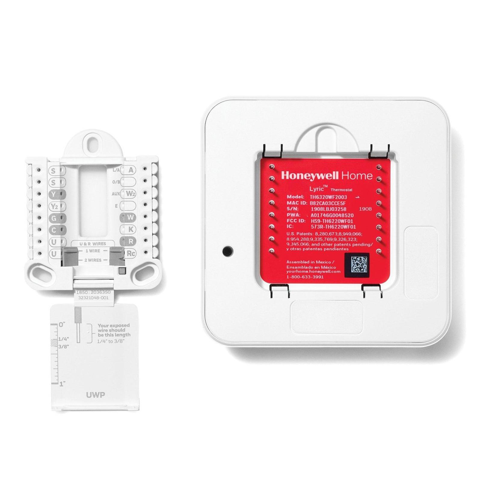 Honeywell Z-Wave Plus v2 T6 Pro Programmable Smart Multi-Stage Thermostat with SmartStart