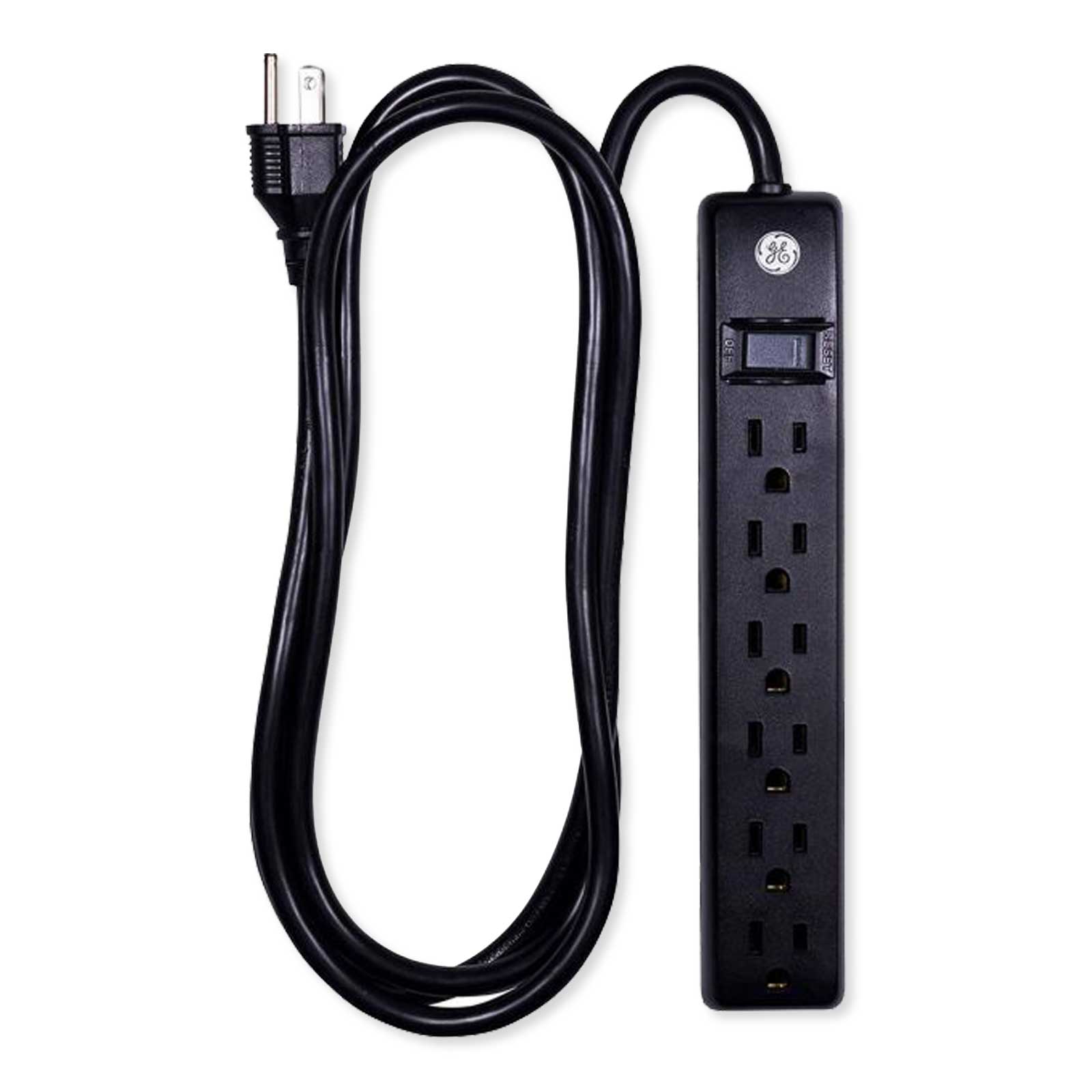 GE 6-Outlet Power Strip, 6'