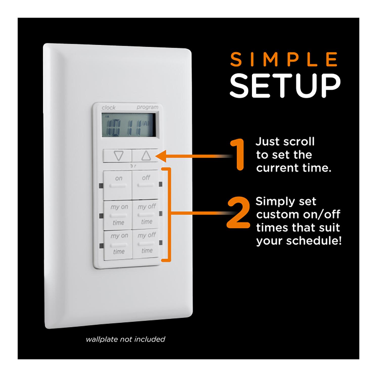 MyTouchSmart Simple Set In-Wall Timer