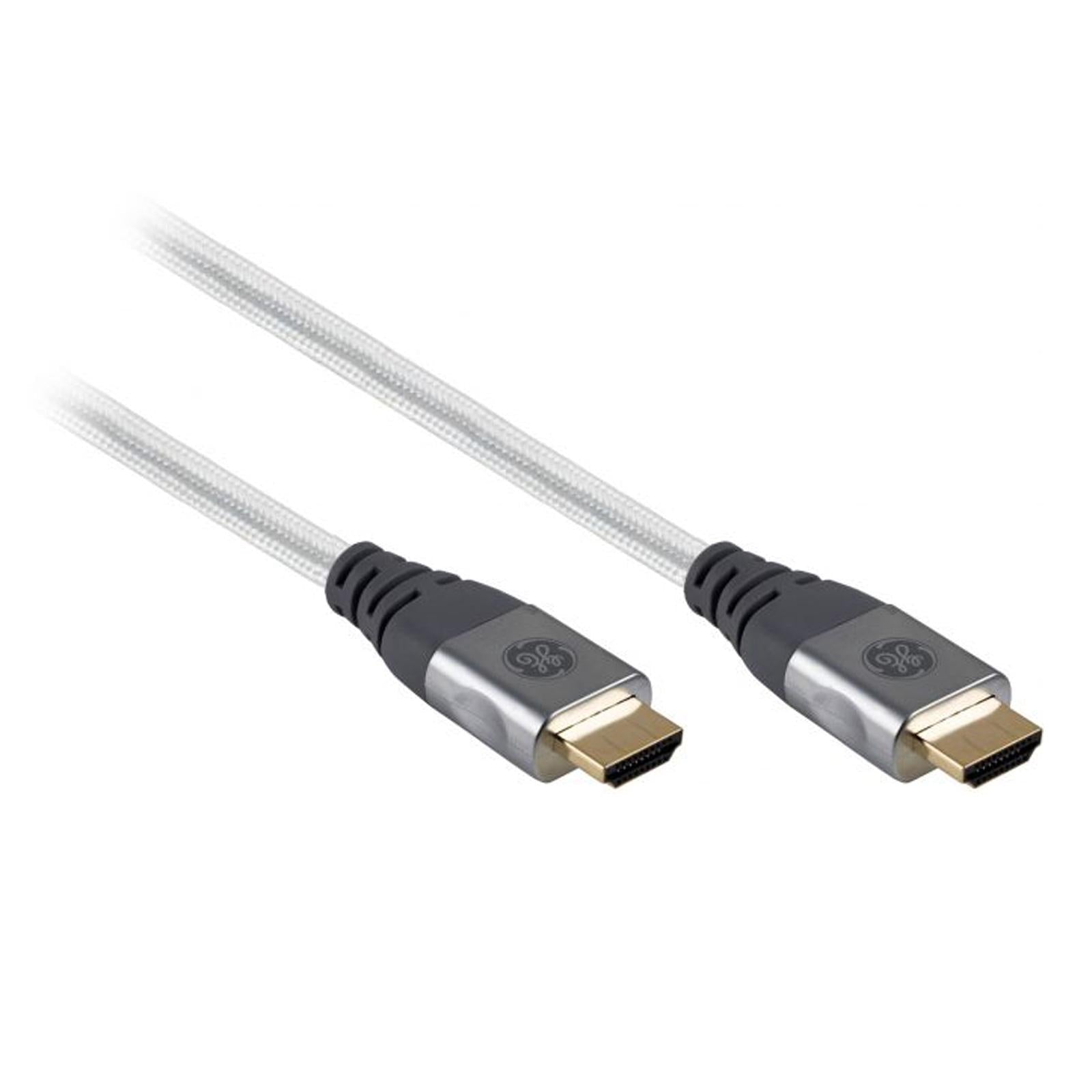GE High Speed 8K HDMI Cable with Ethernet, 8'