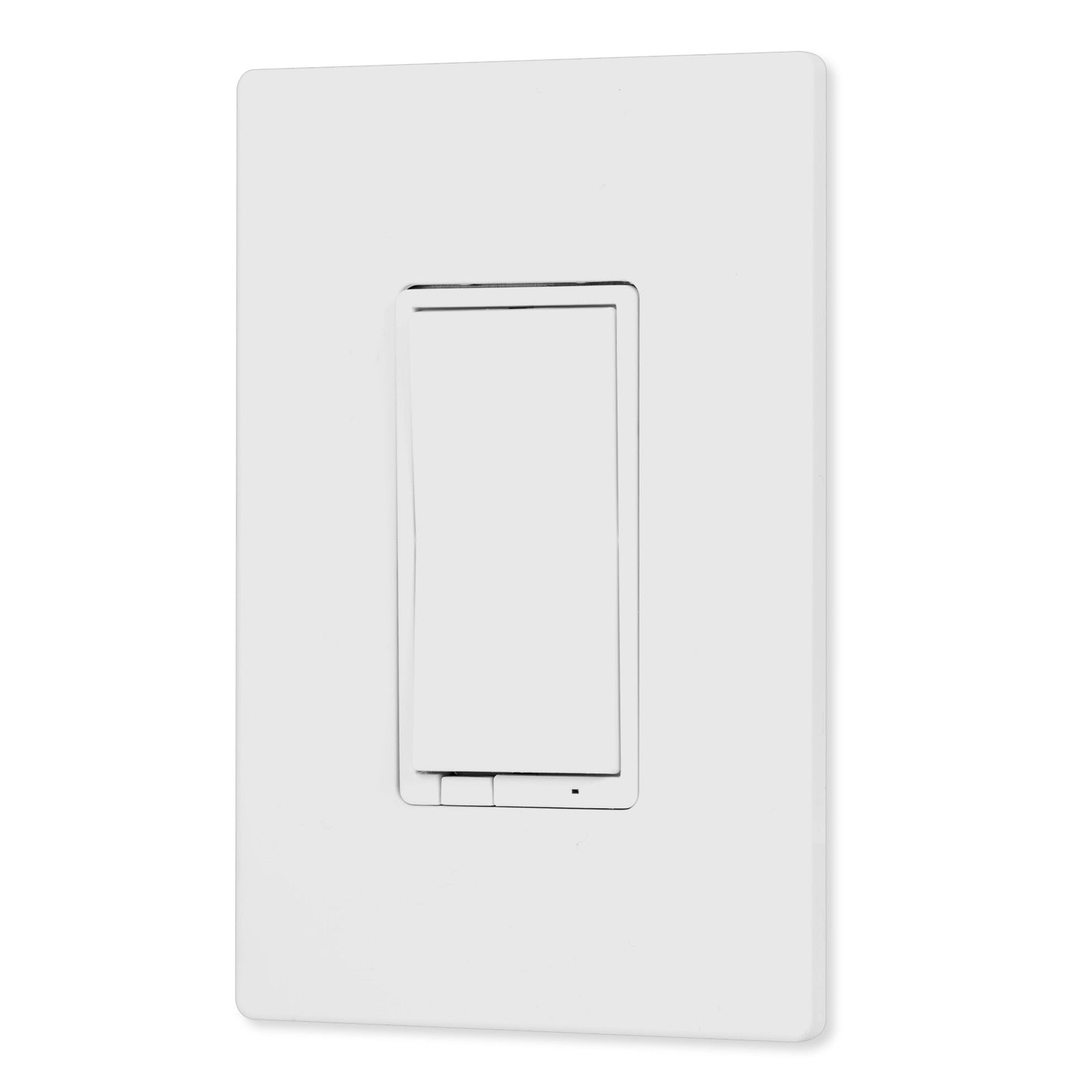 Enbrighten Z-Wave Plus In-Wall Smart Paddle Dimmer, 700 Series, White/Almond