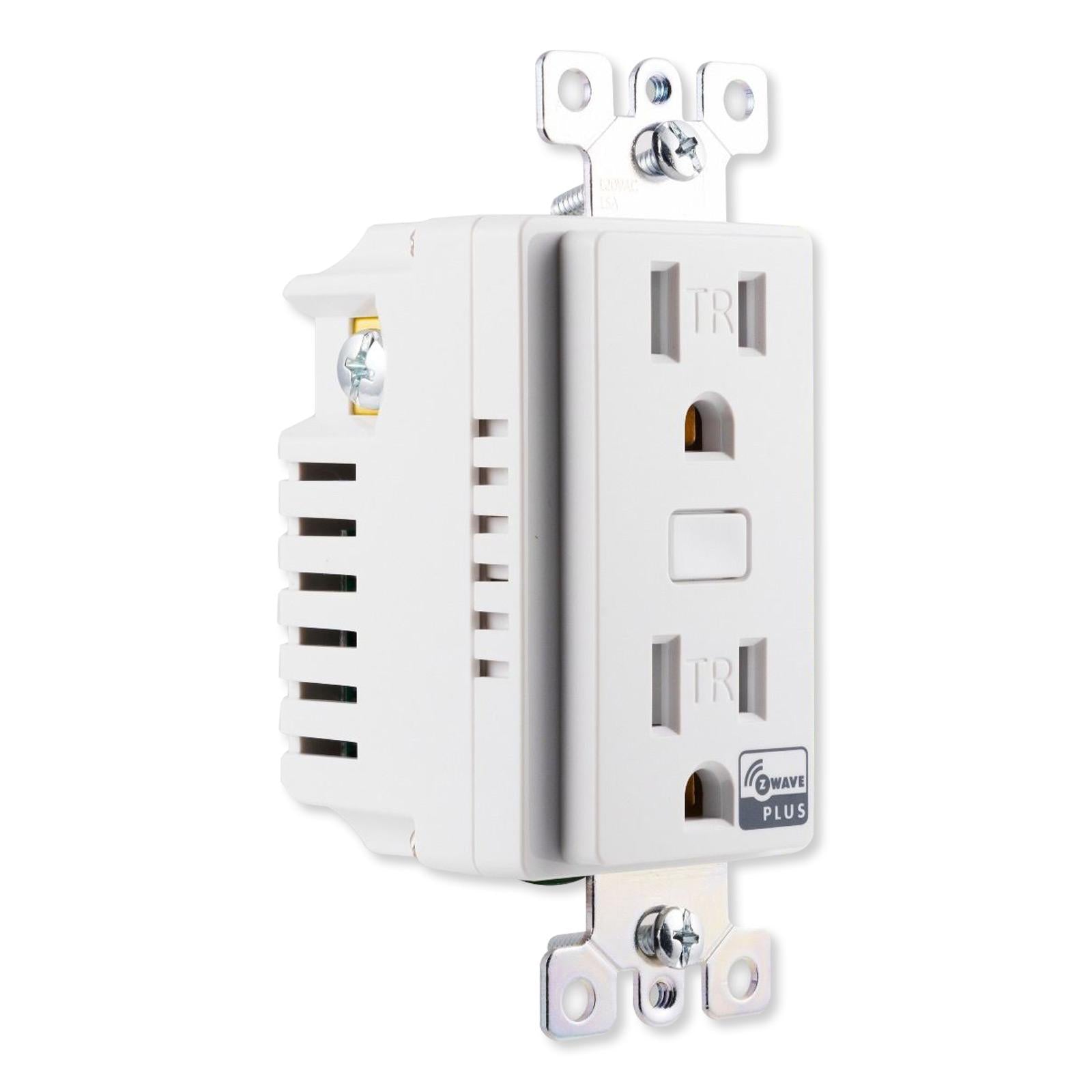 Enbrighten Z-Wave Plus Smart Receptacle, Tamper Resistant, 700 Series