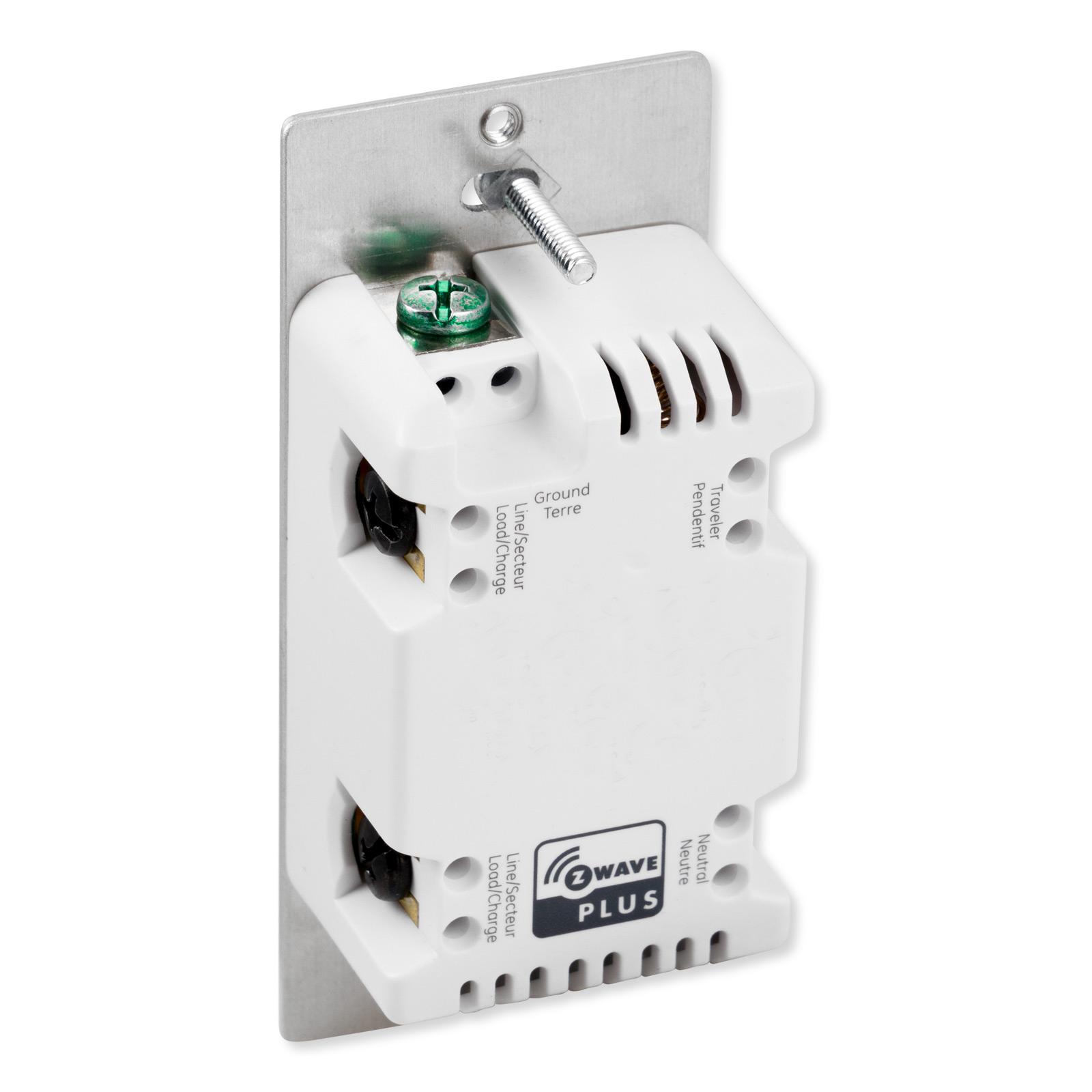 JascoPro Series Z-Wave Plus In-Wall Smart Toggle Dimmer, 700 Series