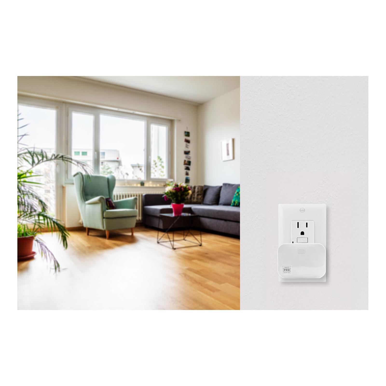 JascoPro Series Z-Wave Plus Plug-In Switch, Dual Outlet, 800 Series