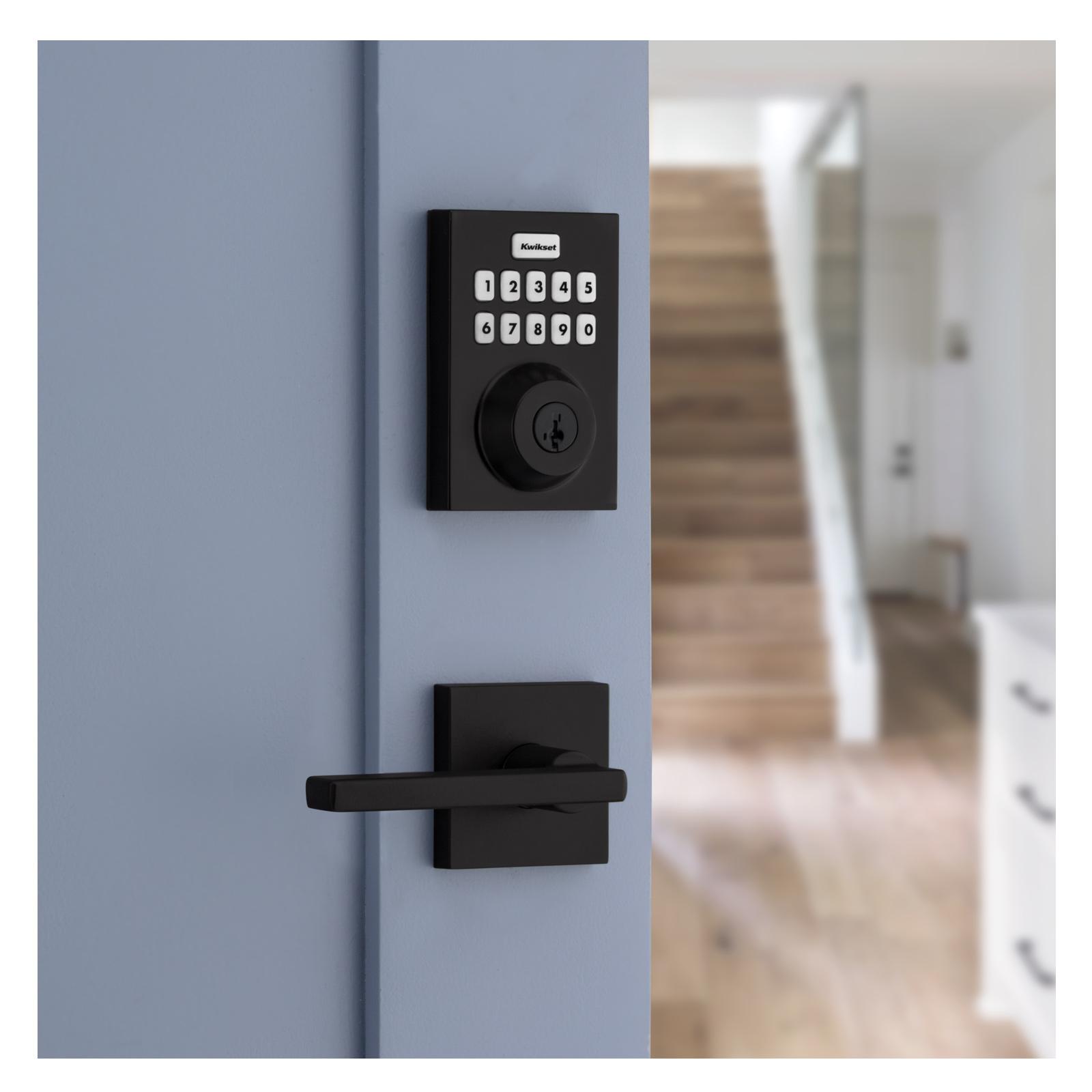 Kwikset Home Connect 620 Smart Lock, Z-Wave 700 Long Range, Contemporary with Deadbolt