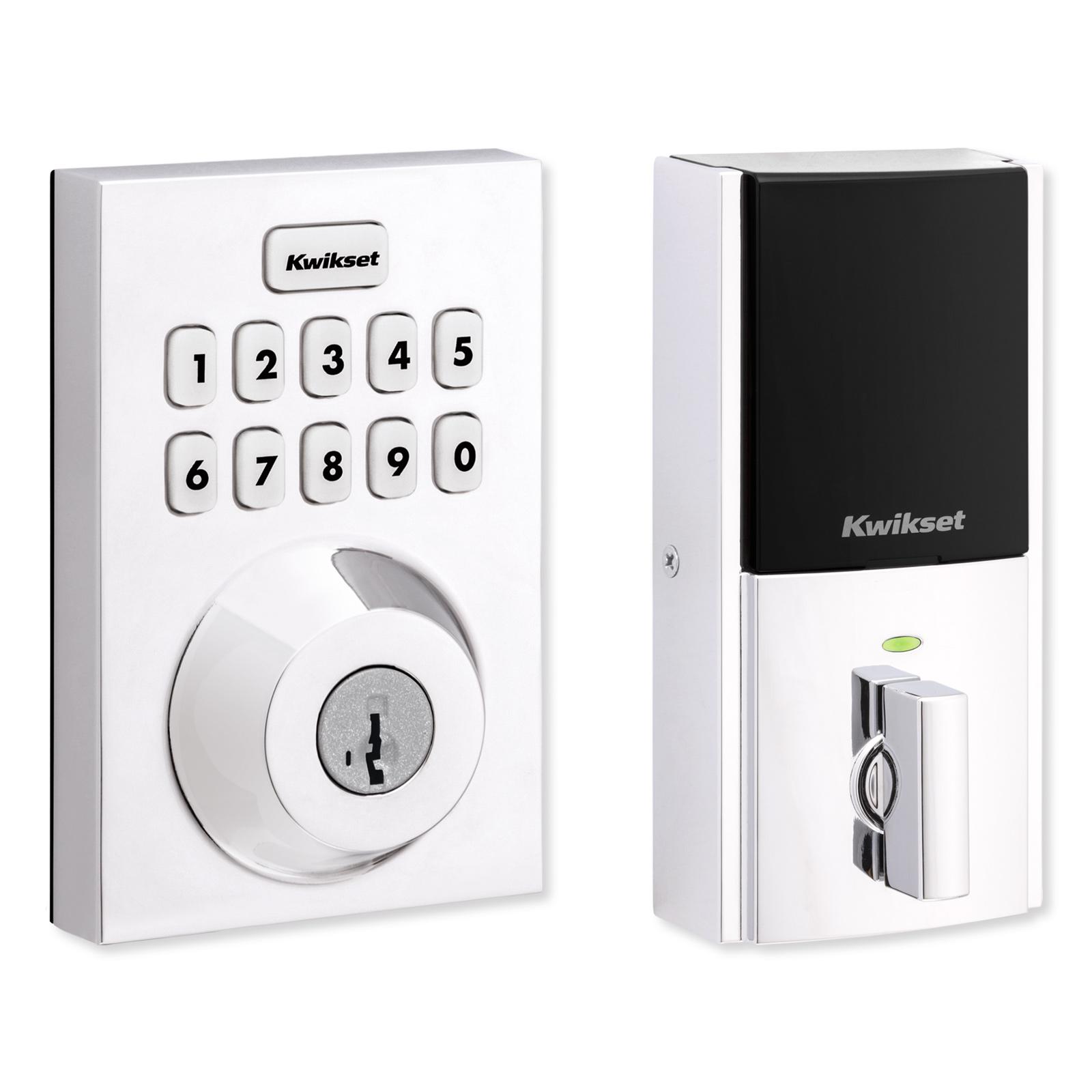 Kwikset Home Connect 620 Smart Lock, Z-Wave 700 Long Range, Contemporary with Deadbolt
