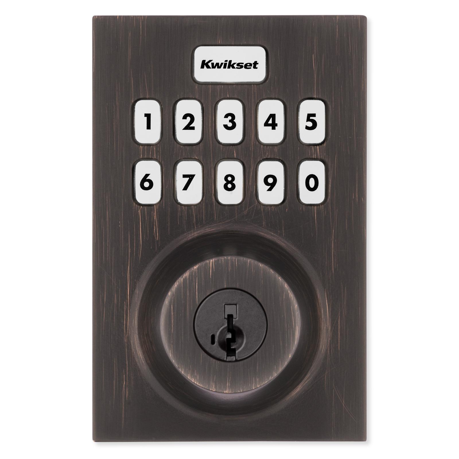 Kwikset Home Connect 620 Smart Lock, Z-Wave 700 Long Range, Contemporary with Deadbolt