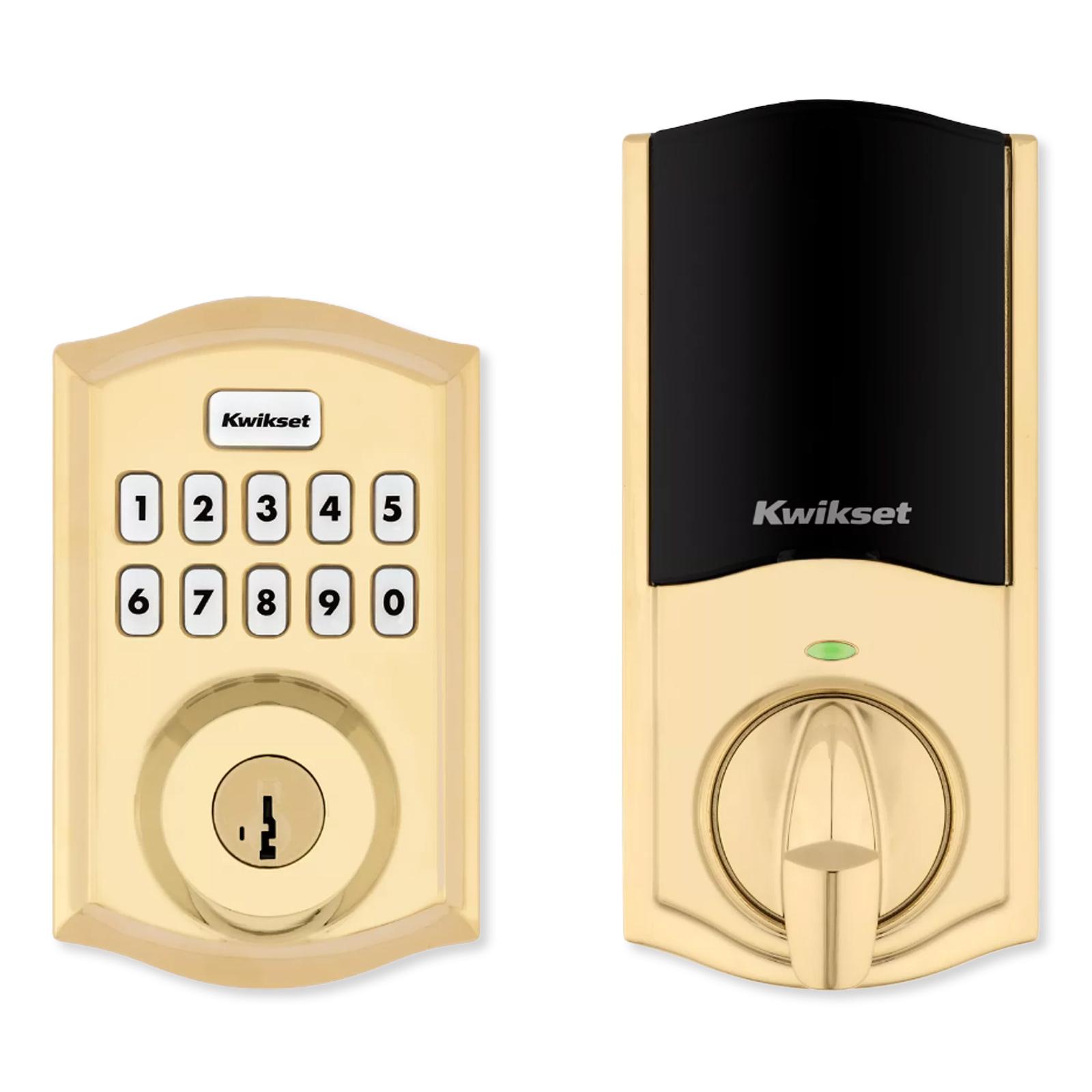 Kwikset Home Connect 620 Smart Lock, Z-Wave 700 Long Range, Traditional with Deadbolt