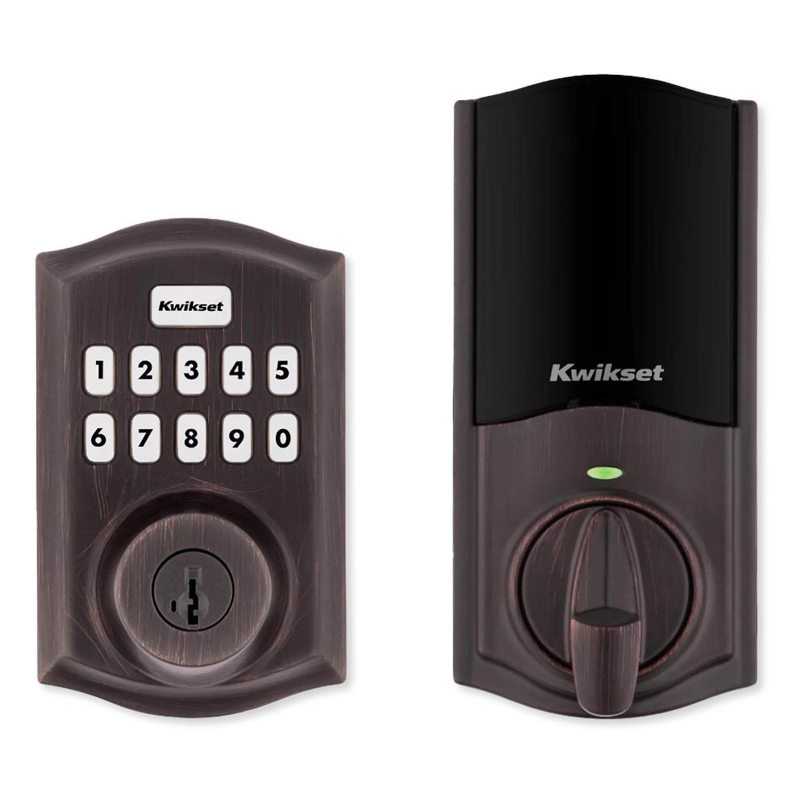 Kwikset Home Connect 620 Smart Lock, Z-Wave 700 Long Range, Traditional with Deadbolt
