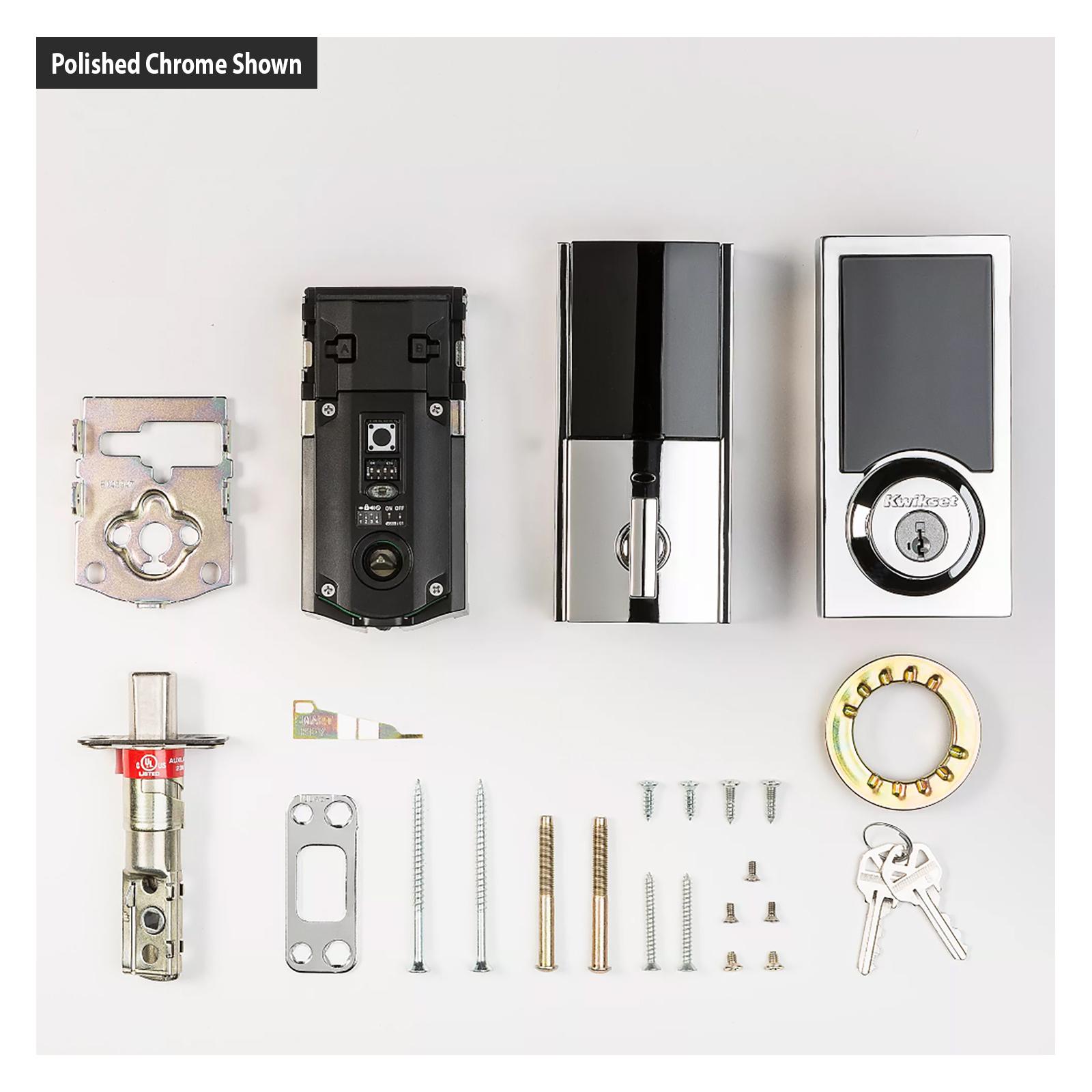 Kwikset SmartCode 916 Zigbee Contemporary Touchscreen Deadbolt with Home Connect