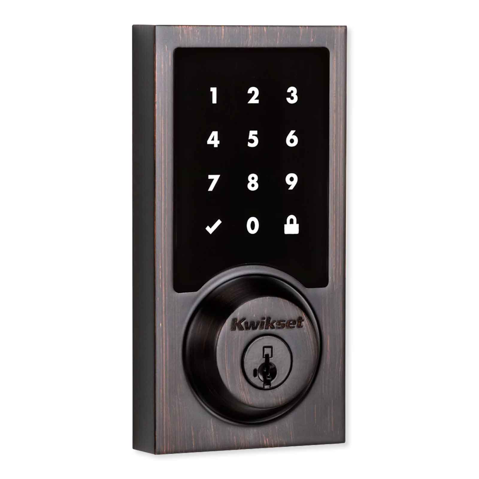 Kwikset Home Connect 918 Touch Screen Smart Lock, Z-Wave, Contemporary with Deadbolt