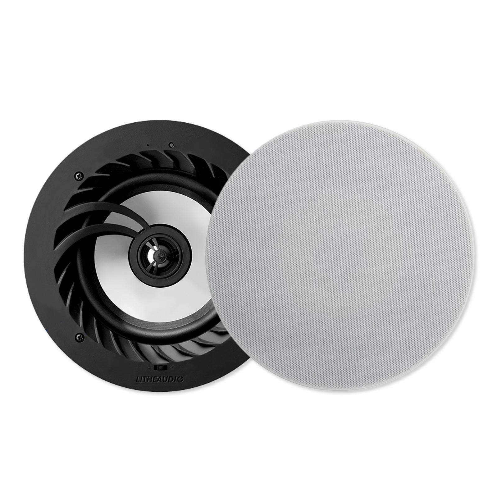 Lithe Audio 6.5" 2-way Passive Ceiling Speaker, IP44-Rated (Single)
