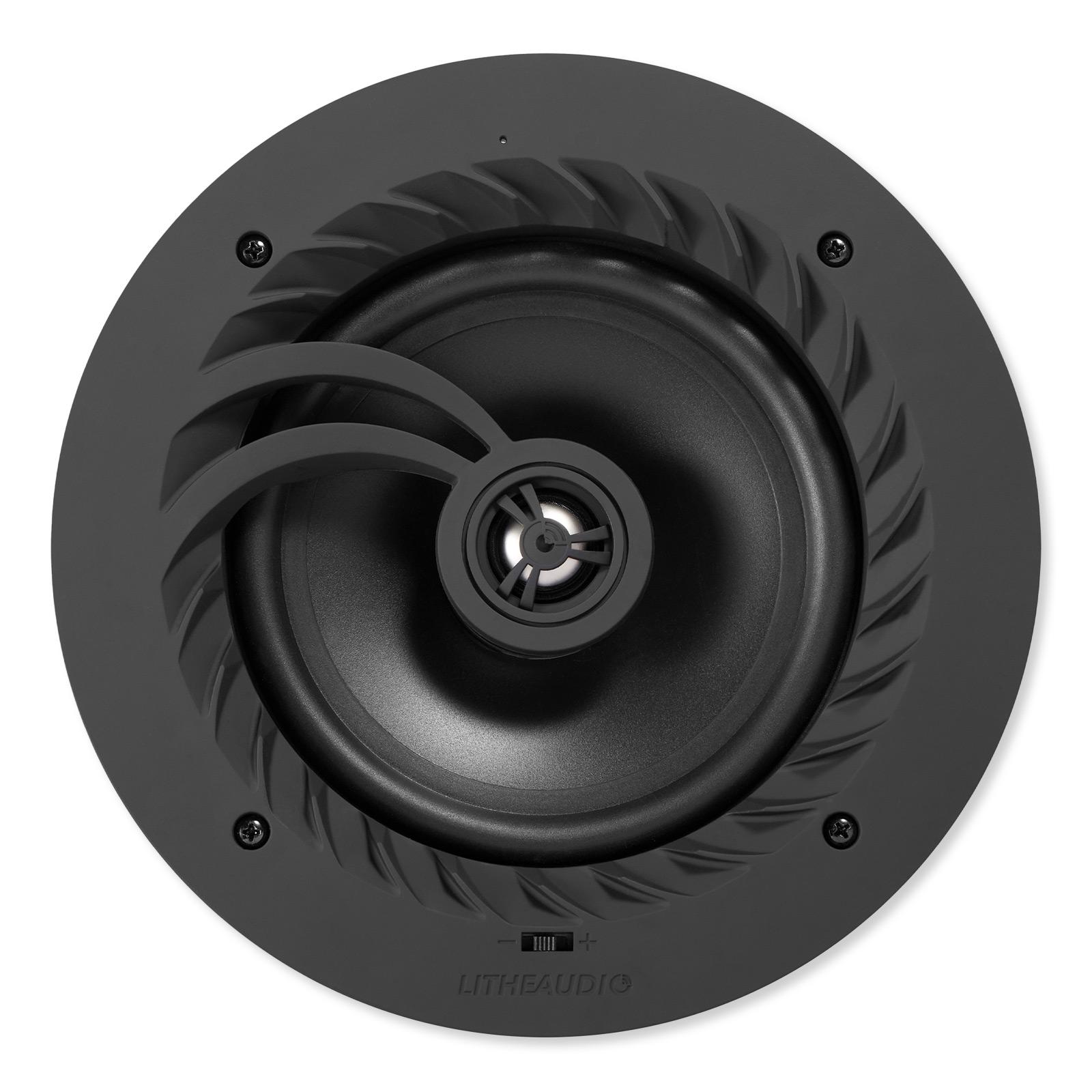 Lithe Audio 6.5" Low Profile Passive Ceiling Speaker, IP44-Rated (Single)