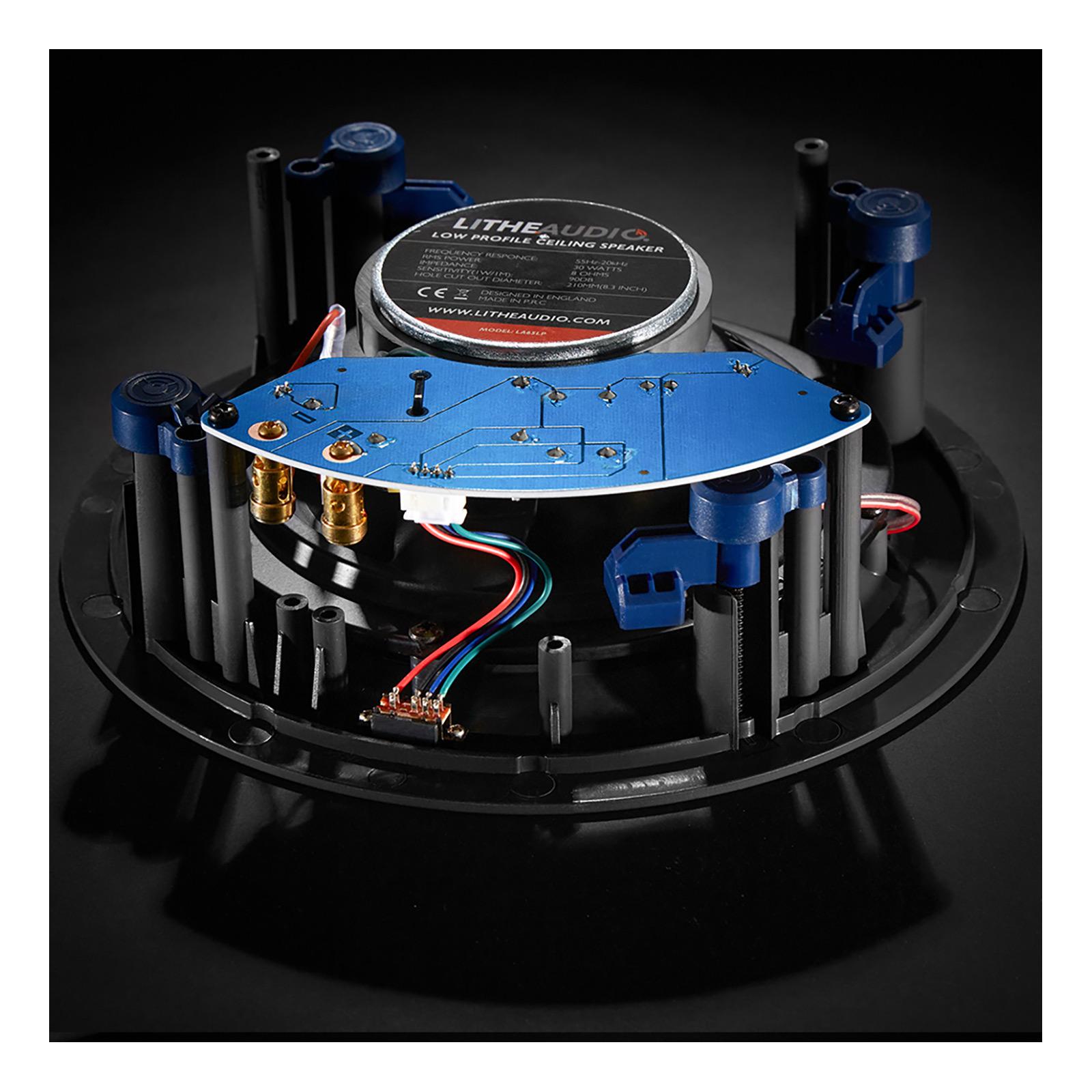 Lithe Audio 6.5" Low Profile Passive Ceiling Speaker, IP44-Rated (Single)