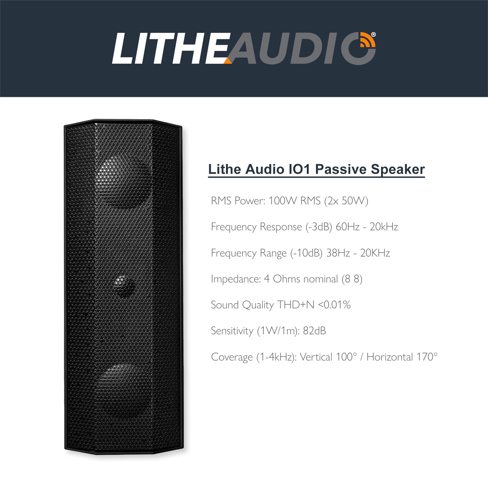 Lithe Audio IO1 Passive Speaker (1 Master, 1 Passive)