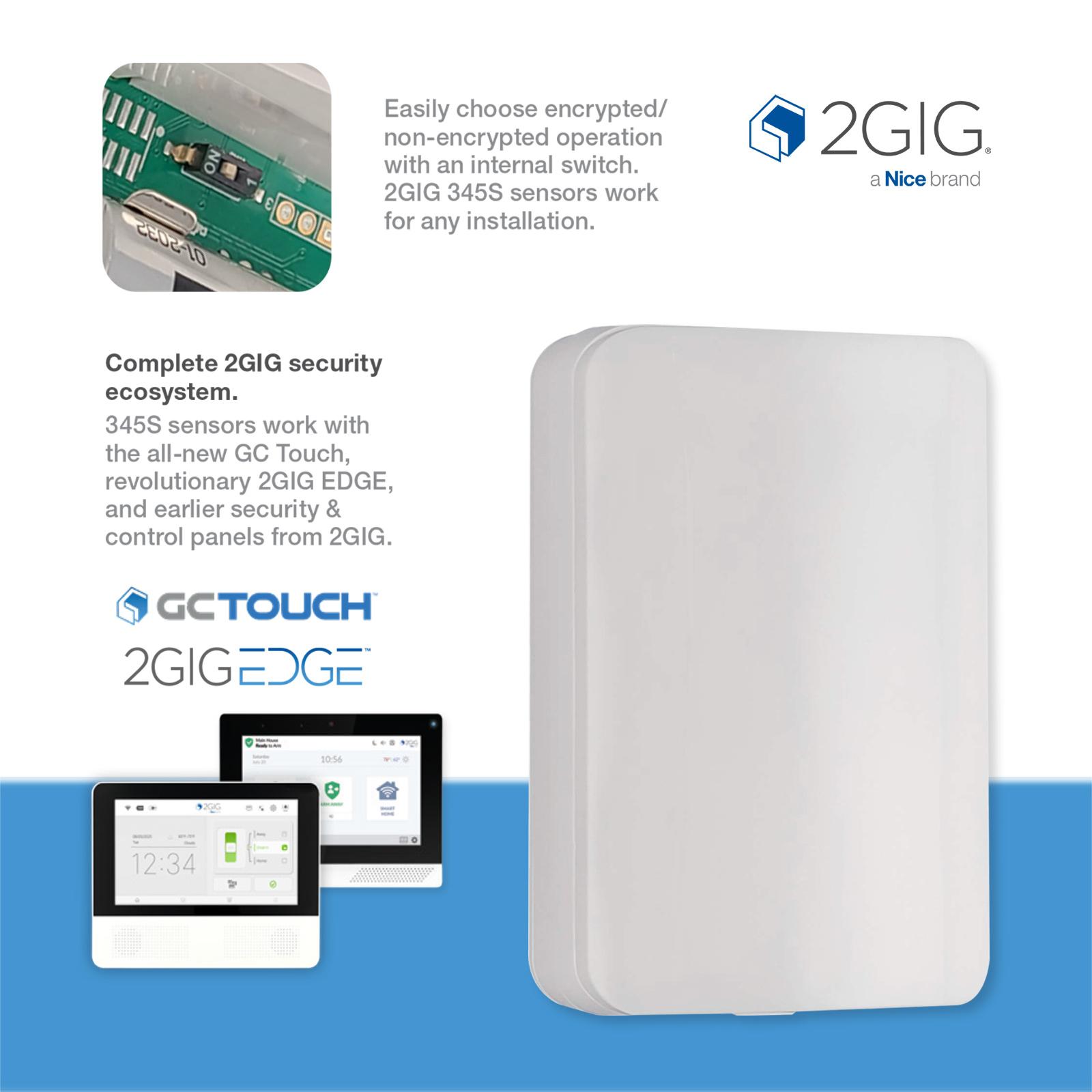 2GIG Passive Infrared Motion Detector, 345MHz