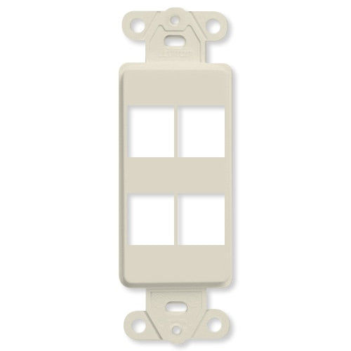Leviton QuickPort Decora Insert, 4-Port