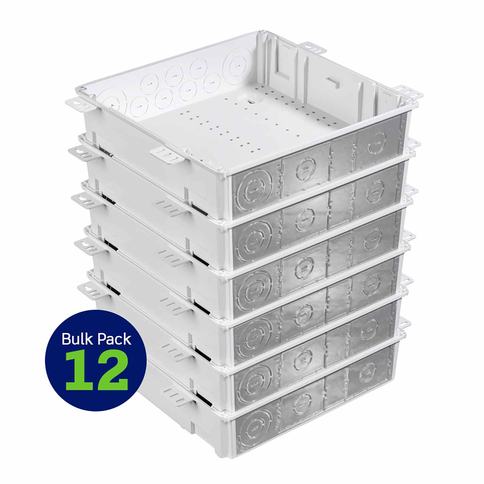 Leviton Wireless Plastic Structured Media Enclosure (12 Pack), 14"