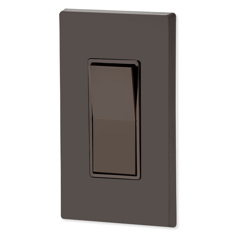 Leviton Decora Rocker Single-Pole AC Quiet Switch, 15A, 120/277V