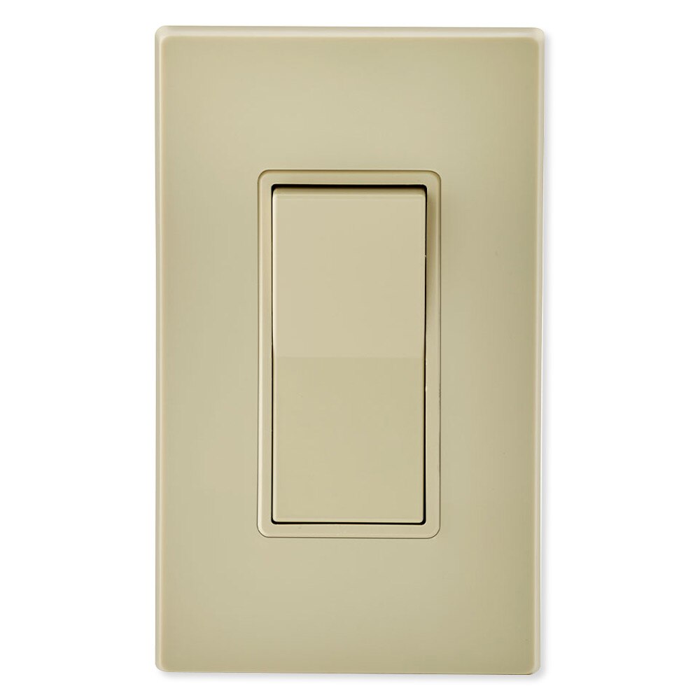 Leviton Decora Rocker Single-Pole AC Quiet Switch, 15A, 120/277V