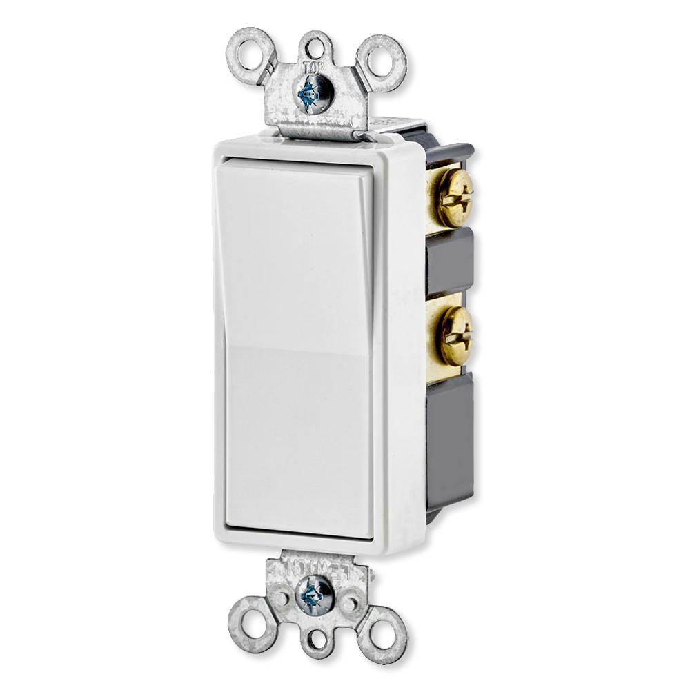 Leviton Decora Rocker 4-Way AC Quiet Switch, 15A, 120/277V
