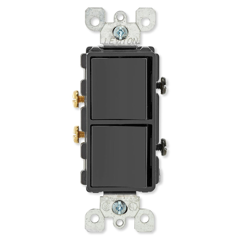 Leviton Decora Combination Wall Switch (Dual Switch)
